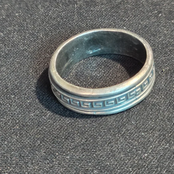 Mens 925 Silver Rotating Center Ring Sz 12 - Picture 2 of 7